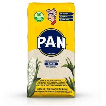 P.A.N. Harina de Maiz Precocida Blanca 10 x 1kg