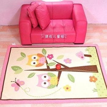 Nylon alfombra buho niño decoradas alfombra antideslizante de polvo , owls , 1000mm*1420mm