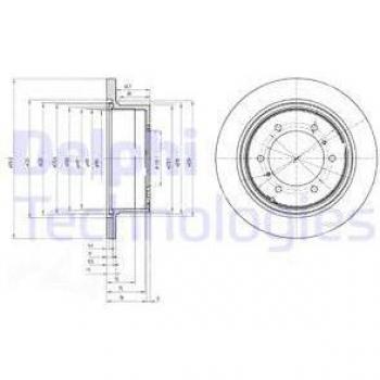 Disco de freno DELPHI BG3105 con características de alta calidad, diseño optimizado para un rendimiento superior, resistencia al desgaste y a la corrosión, fabricado con materiales duraderos y tecnología avanzada para una mejor disipación del calor