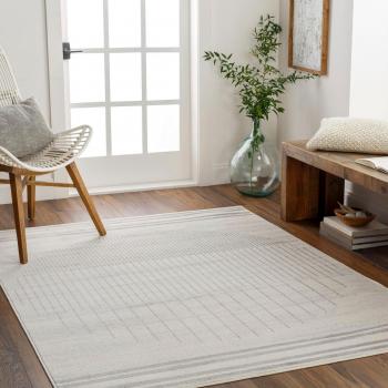 Alfombra Escandinava Moderna Surya Marfil/Gris 200x275 cm