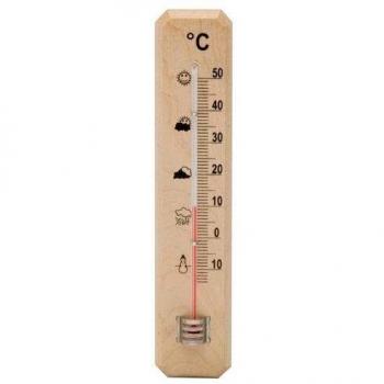 Termometro Pared/Jardin Madera 20 cm.