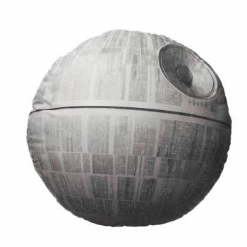 Star Wars Cojín Estrella de La Muerte, Acrílico, Gris, 45 x 45 x 8 cm