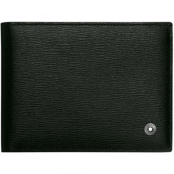 Cartera Montblanc Hombre 38036 Piel Negra 9 x 11 cm