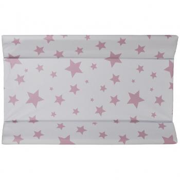 Cambiador Rígido Impermeable Plastimyr Estrellas Rosas 79 x 49 x 9 cm