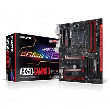 Gigabyte GA-AB350 - gaming K7 AM4 AMD X370 RGB Fusion Smart ventilador 5 HDMI M.2 U.2 USB 3.1 Type-C DDR4 ATX placa base