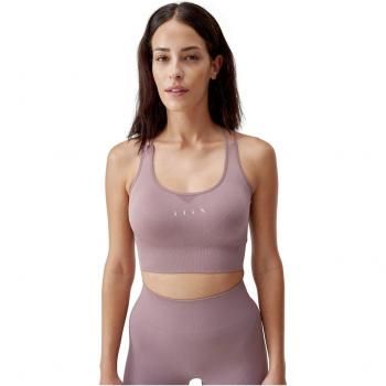 Top de mujer Keren Born Living Yoga - Sujetador rojo oscuro - S