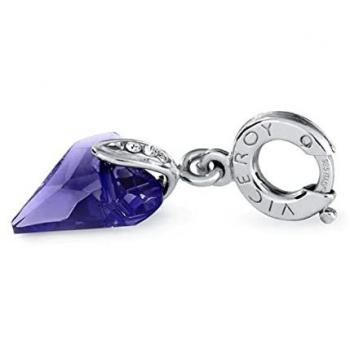 Abalorio Viceroy Mujer VMM0288-07 Morado 1 cm, Precious Metal, Multicolor, Talla Única