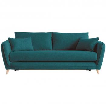 Sofá convertible nórdico 3 plazas azul petróleo Creep