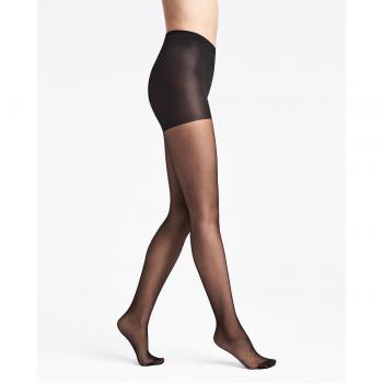 Wolford Individual 10D Control Top Sheer Tights for Women, Black, Size L