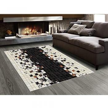 Homemania AKC-23990 - Alfombra Estampada con diseño de Animales, Moderna, Multicolor, de Tela, 80 x 120 x 0,1 cm