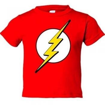Camiseta niño The Flash logo - Rojo, 7-8 años
