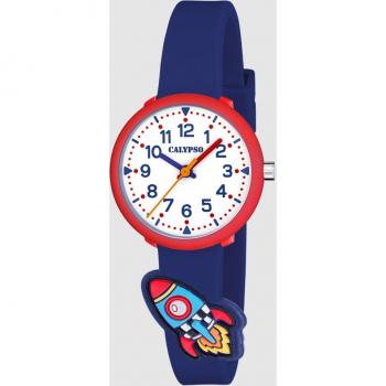 Reloj Calypso My First Watch K5845/2 Blanco Correa De Caucho para Niños