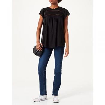 Vero Moda Women's Short Sleeve Lace Detail T-Shirt VMDEBBIE