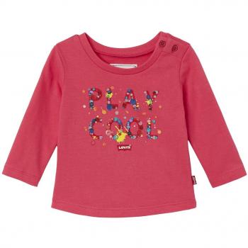 Levi's LS TEE Cool, Camiseta para Bebés, Rosa