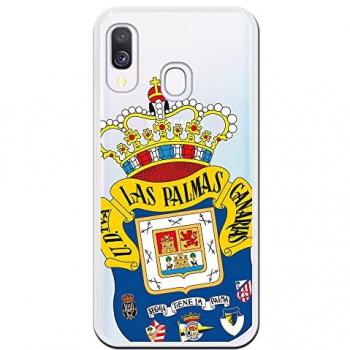 Funda Transparente Original para Samsung Galaxy A40 - Escudo Oficial de Las Palmas