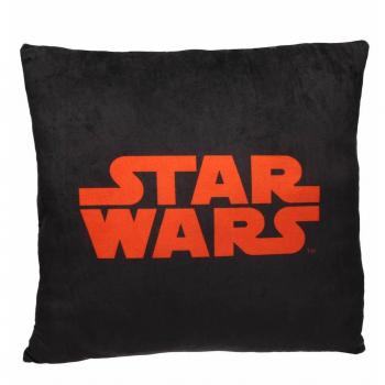 Star Wars Cojín Logo, Acrílico, Negro, 45 x 45 x 10 cm