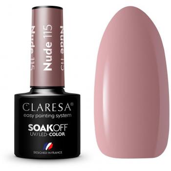 Esmalte semipermanente Claresa Soak Off Hybrid Nude 115 5ml