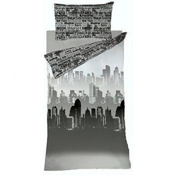 Catherine Lansfield Cityscape, Gris, 180 x 220 cm + 50 x 125 cm, 2
