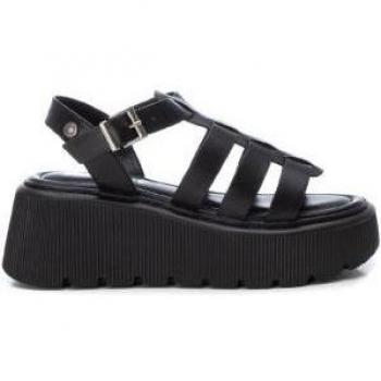 Sandalias de Mujer Refresh 171862 Negro con Plataforma