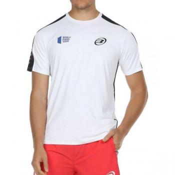 Camiseta de Manga Corta Bullpadel Robine para Hombres - Blanco