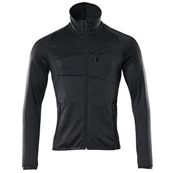 Sudadera con Cremallera Mascot Accelerate 18103, Color Negro-Azul, Talla S