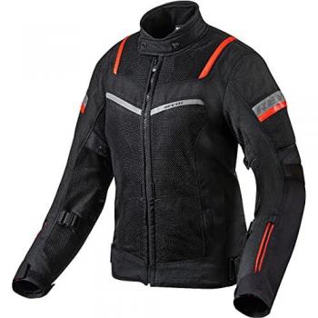 Revit Chaqueta textil para motocicletas de señoras Tornado 3 Negro (Tamaño 38)