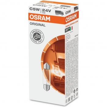 Bombilla del panel de instrumentos OSRAM C5W Standard 24V, 5W; Lámpara, piloto de matrícula OSRAM 6423; OSRAM 6423 Lámpara Tubular , Iluminación Interior,