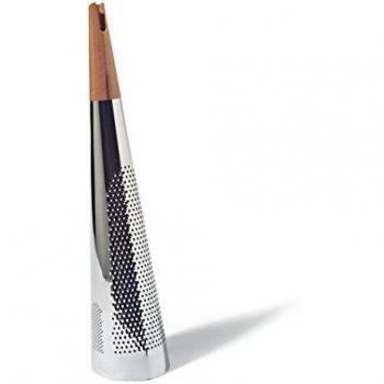 Alessi RS08 Todo - Rallador Grande para Queso y Nuez moscada de Acero y Madera