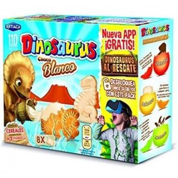 Artiach - Galletas Dinosaurus Chocoblanco 360 g - [Pack de 6]