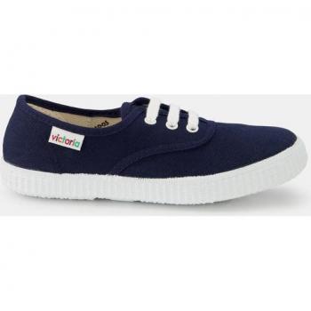 Zapatillas de niños azul marino con cordones