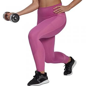 Mallas Adidas Optime Shine Lila para mujer