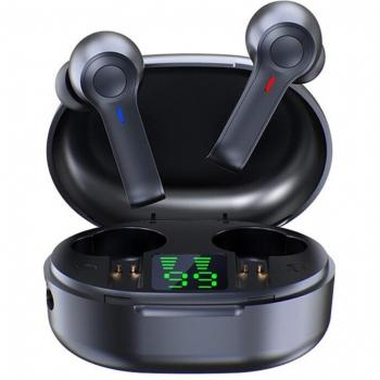 Auriculares TWS Inalámbricos Estéreo Bluetooth 5.0 con Pantalla Digital Inteligente para Deportes