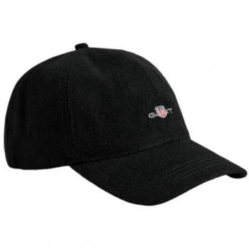 Gant Shield Melton Cap - Black, One Size