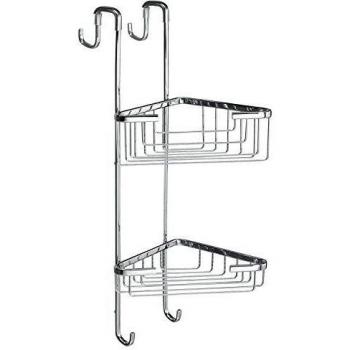 Gedy 56851300000 Porta objetos para mampara, Cromo