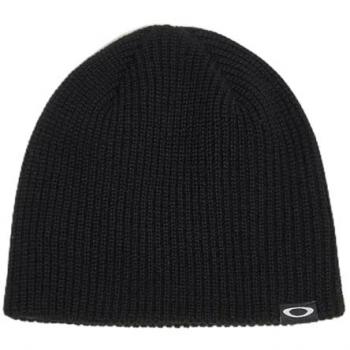 Gorro Oakley Session Beanie Negro Puro, Talla Única para Hombre, Diseño de Boina