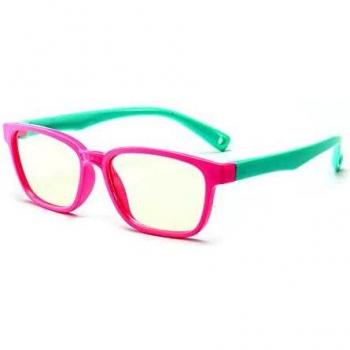 FOURCHEN Gafas de luz anti-azul para niños Gafas de computadora, protección UV Gafas antirreflejo Gafas de computadora Gafas de videojuegos para niños