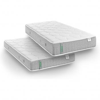 Pack 2 colchones infantil-juvenil de HR + visco 26+21cm Nash Relax