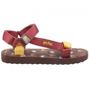 Sandalias Harry Potter burdeos para niño modelo 72879, color rojo marrón, talla 34
