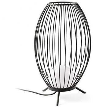 Lámpara Portátil Cage Gris Claro LED 1 Bombilla 57cm