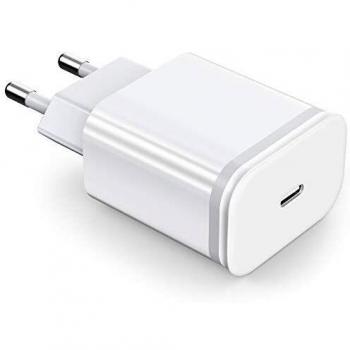 LUOATIP 20W Cargador Rapido USB C Enchufe for iPhone 13/13 Mini/13 Pro/13 Pro Max 12/12 Mini/12 Pro/12 Pro Max 11/11 Pro/11 Pro Max, Corriente PD 3.0 Corriente USBC Carga Rapida Pared Movil Adaptador