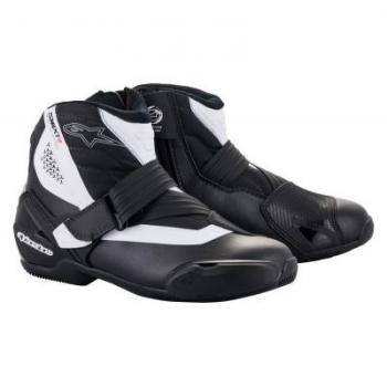 Alpinestars SMX-1 R V2 Motorcycle Shoes Black/White 2023