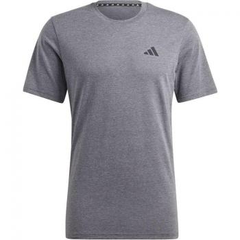 Camiseta de Fitness Adidas Essentials Feelready Hombre Manga Corta Gris Oscuro 3XL