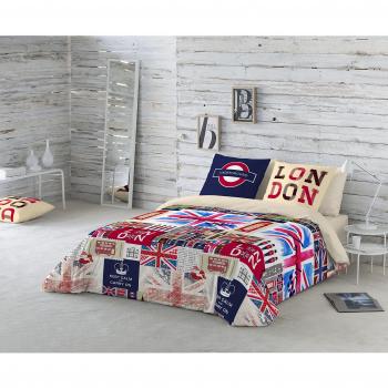 NATURALS Britain Funda nórdica, algodón, Multicolor, Cama 150