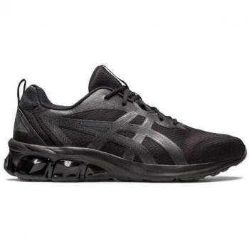 Zapatillas deportivas Asics Gel-Quantum 90 IV para hombre, color negro, con cordones y suela plana (1 a 3 cm), talla 40