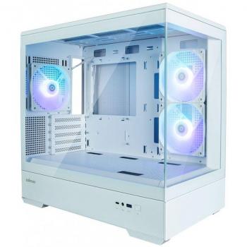 Caja Semitorre ATX Zalman P30 Mini Tower Cristal Templado ARGB USB-C 3.2 Blanca