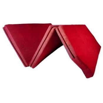 Cama Camper a Medida para Ford Tourneo Courier | Colchón Plegable HR de 8cm con 3cm de Viscoelástica y Cremallera Desenfundable