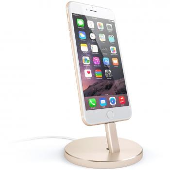 Satechi Soporte de Carga Escritorio de Aluminio - Compatible con iPhone XS MAX/XS/XR/X, 8 Plus/8, 7 Plus/7, 6S Plus/6S