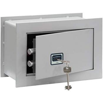 ARREGUI Ideal 5 Caja fuerte de empotrar a pared con cerradura de llave, Caja de Seguridad para casa y hogar, fácil de usar, 20 x 30 x 15 cm, 5 L