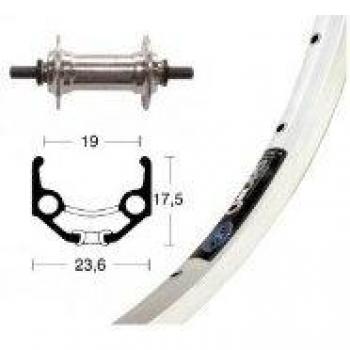 Bike-Parts V-RAD 75Alunabe Bicicleta de Paseo, Plata, Size