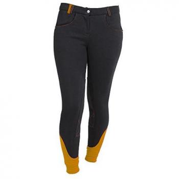 Rojo caballo Ladies Breeches Emma Elastico, negro, 34EU/22 Inch Waist